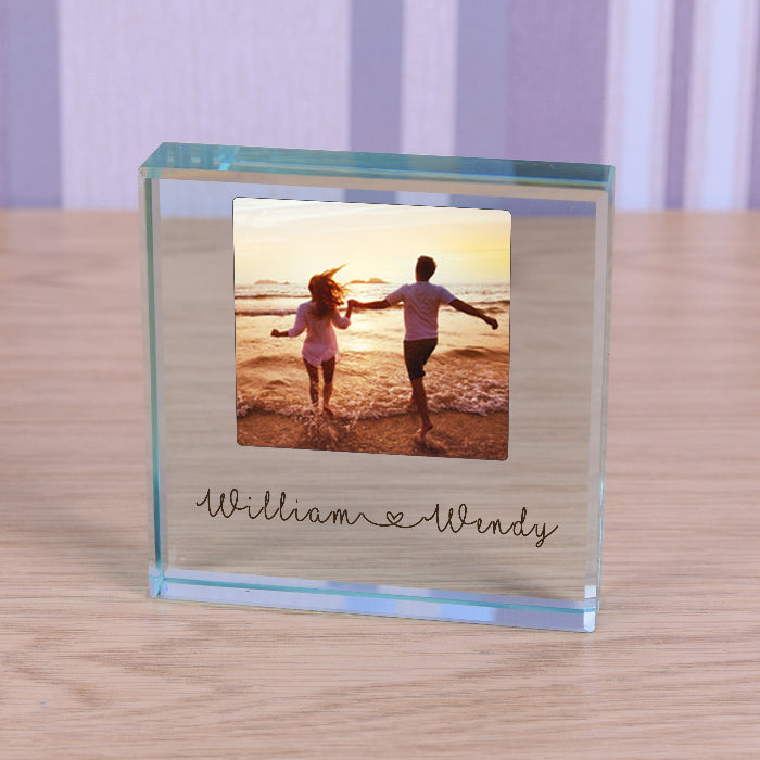 Personalised Couples Photo Gift Plaque