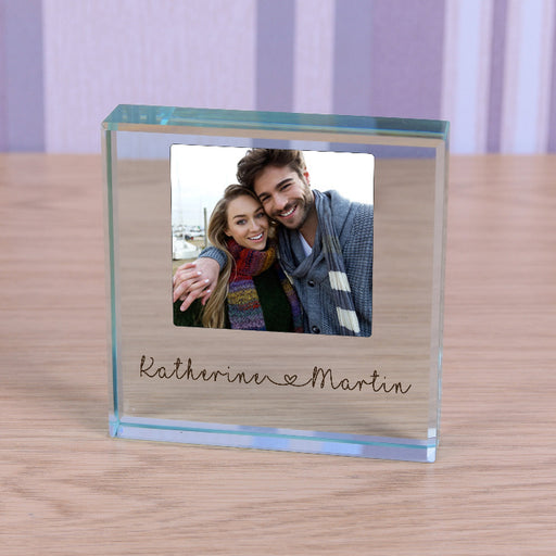 Personalised Couples Photo Gift Plaque