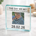 The Day We Met Daddy Photo Gift Plaque