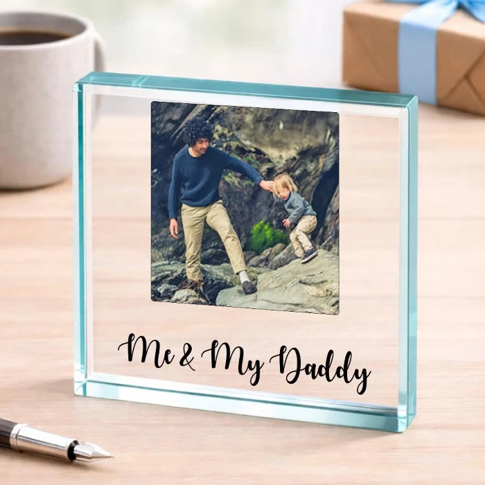 Me & My Daddy Gift Photo Gift Plaque