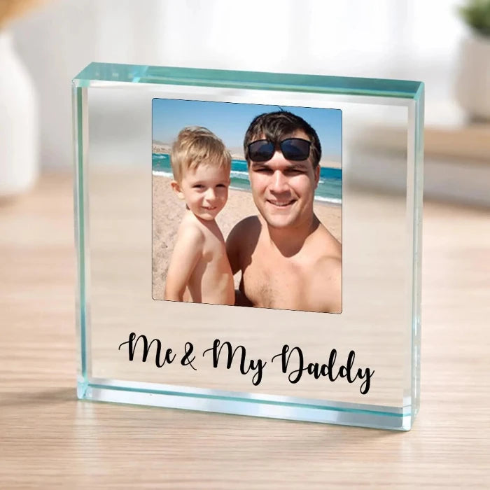 Me & My Daddy Gift Photo Gift Plaque