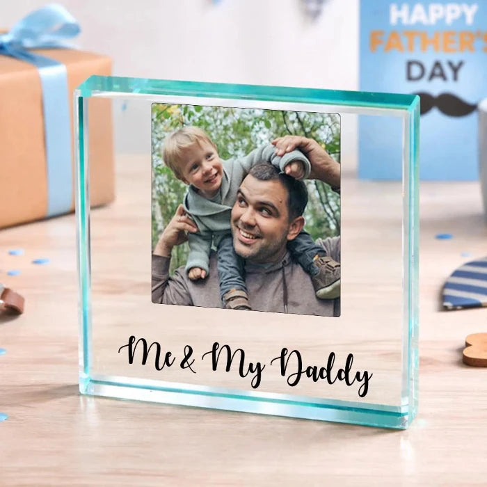 Me & My Daddy Gift Photo Gift Plaque