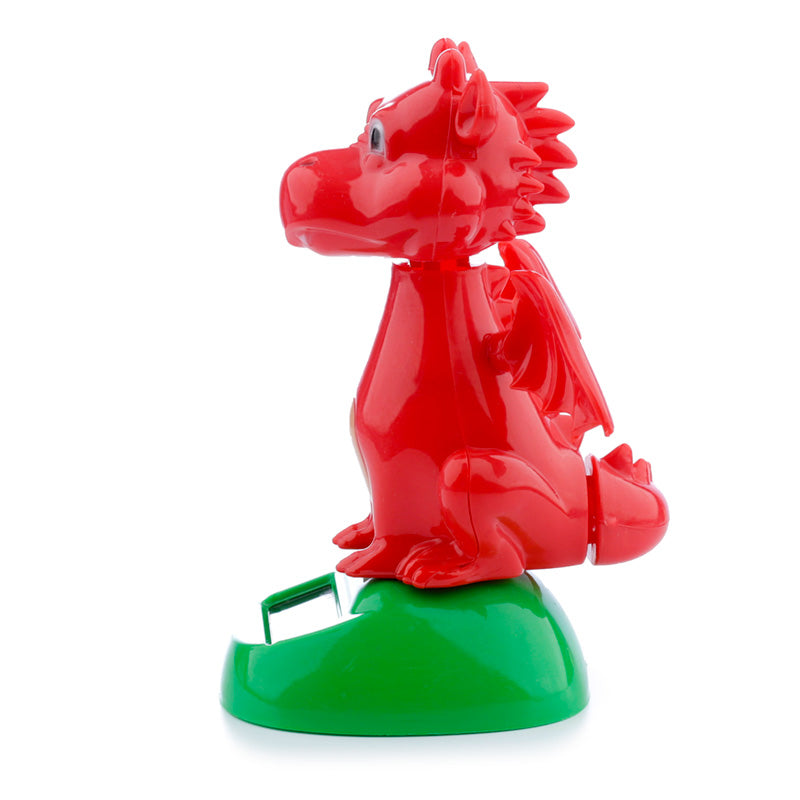 Solar Power Dancing Welsh Red Dragon