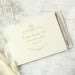 Personalised Gold Ornate Wedding Guest Book & Pen