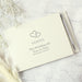 Personalised Hearts Wedding Hardback Guest Book & Pen