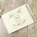 Personalised Floral Watercolour Wedding Hardback Guest Book & Pen