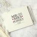 Personalised Mr & Mrs Wedding Hardback Guest Book & Pen