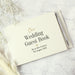 Personalised Black & Gold Wedding Guest Book - Any Text