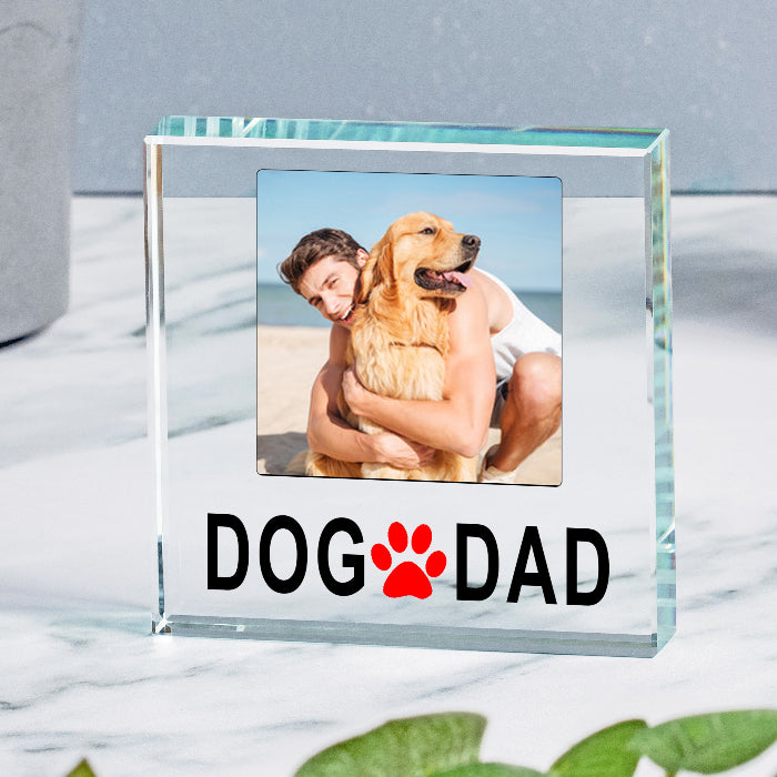Dog Dad Photo Gift Plaque
