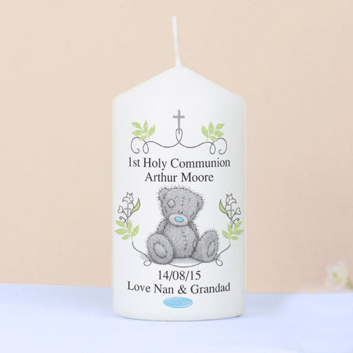 Personalised Me To You Holy Communion Pillar Candle