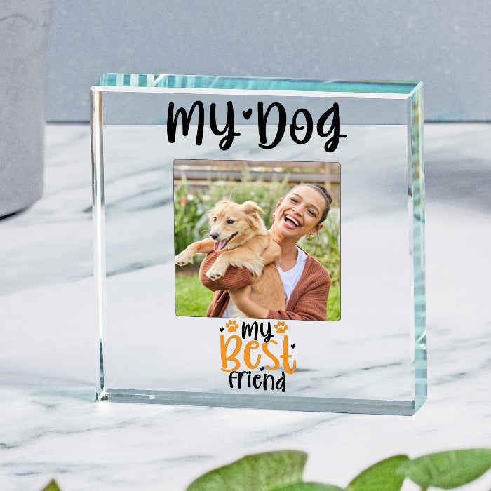 My Dog My Best Friend Photo Gift Plaque