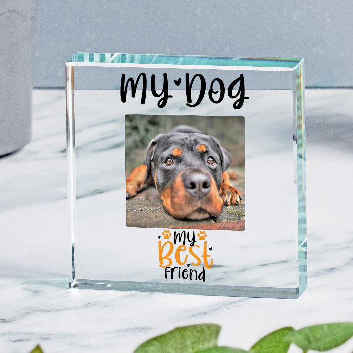 My Dog My Best Friend Photo Gift Plaque