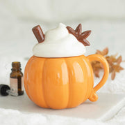 Pumpkin Cream Lidded Oil Burner & Wax Melt Warmer