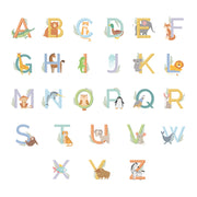 Personalised Animal Alphabet Breakfast Set