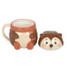 Hazel Hedgehog Lidded Mug - Autumn Kitchen Home Decor