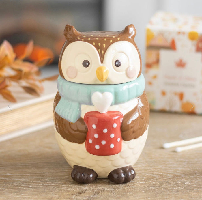 Creature Comforts Oliver Owl Oil Burner - Autumn Decor 