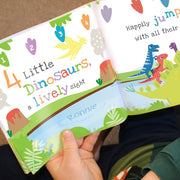 Personalised Dinosaur Story Book & Stacking Toy