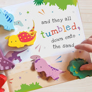 Personalised Dinosaur Story Book & Stacking Toy