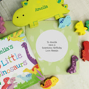 Personalised Dinosaur Story Book & Stacking Toy