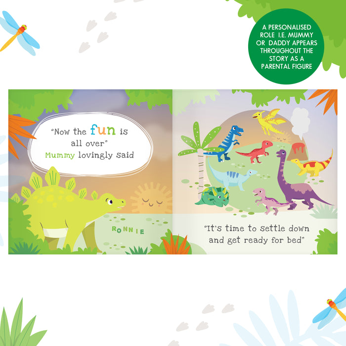 Personalised Dinosaur Story Book & Stacking Toy