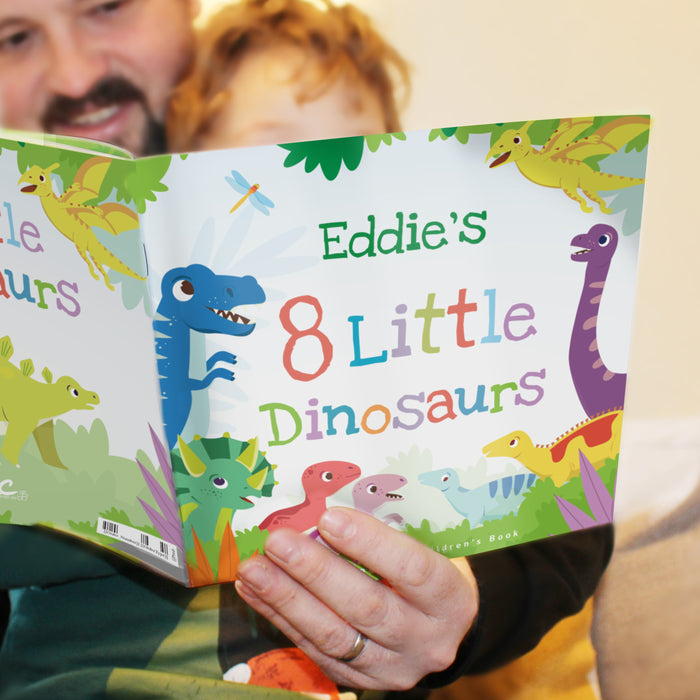 Personalised Dinosaur Story Book & Stacking Toy