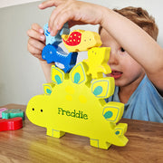 Personalised Dinosaur Story Book & Stacking Toy