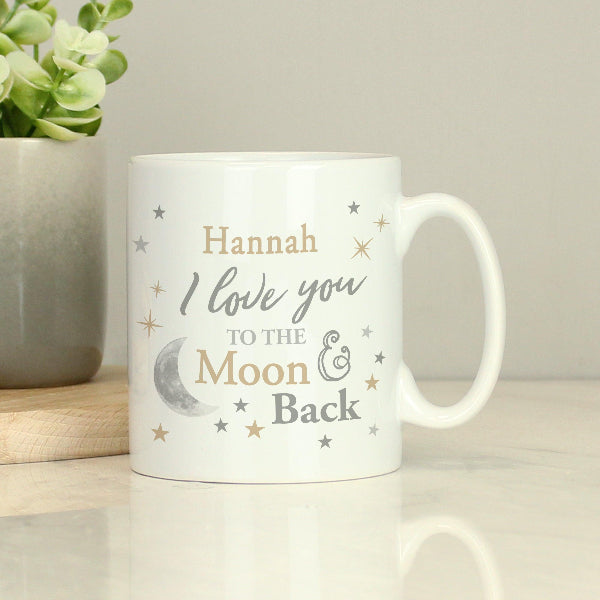 I Love You To The Moon & Back Valentines Day Mug