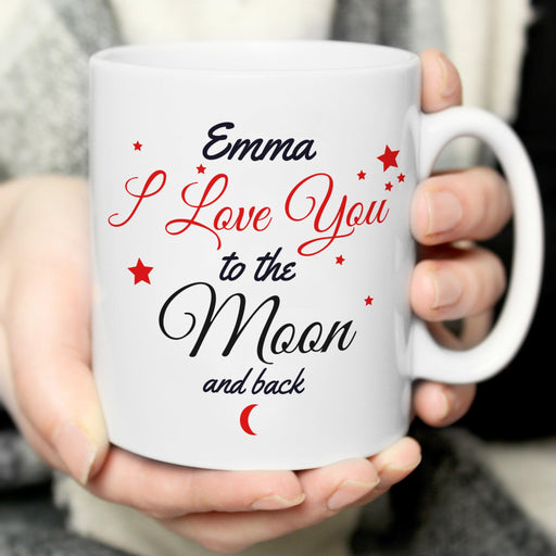 Personalised I Love You To The Moon & Back Mug