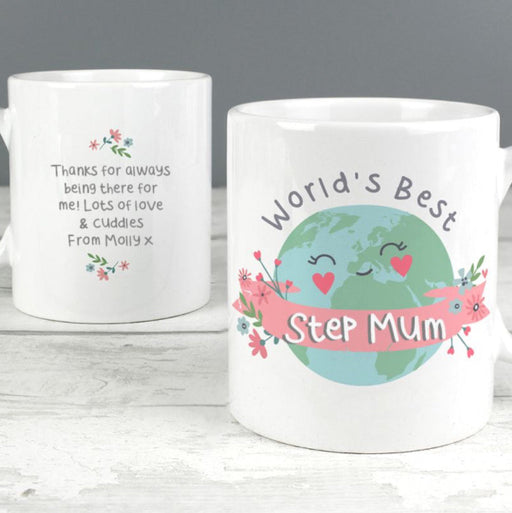 Personalised Worlds Best Step Mum Mug
