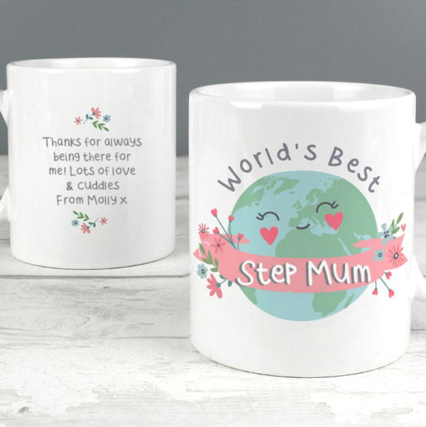 Personalised Worlds Best Step Mum Mug