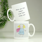 Personalised Kids Drawing Artwork Mother’s Day Mug