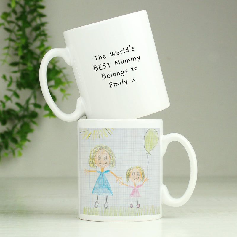 Personalised Kids Drawing Artwork Mother’s Day Mug