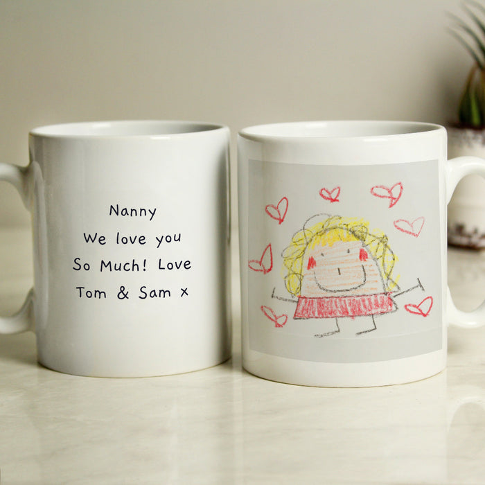 Personalised Kids Drawing Artwork Mother’s Day Mug
