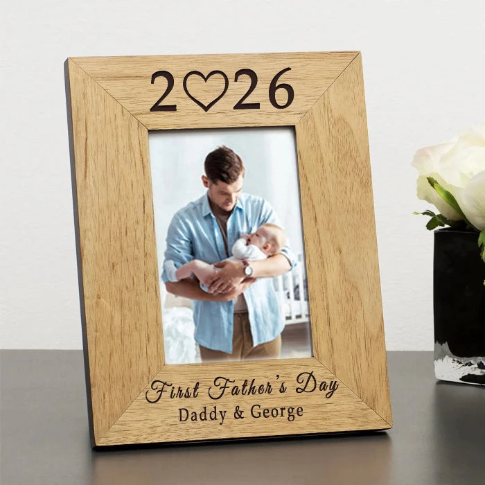 First Father’s Day 2026 Photo Frame - Personalised