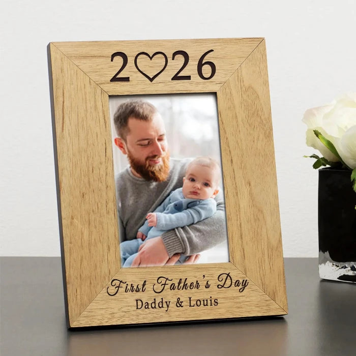First Father’s Day 2026 Photo Frame - Personalised