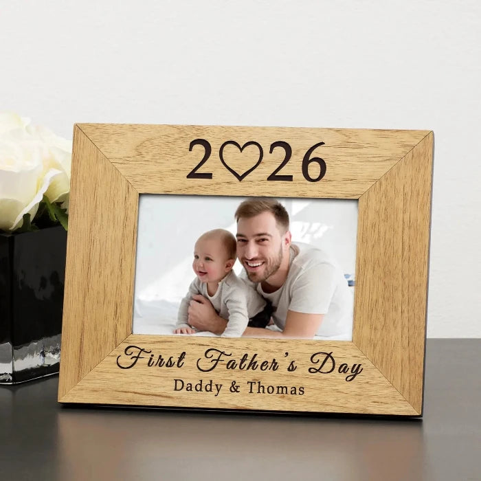 First Father’s Day 2026 Photo Frame - Personalised
