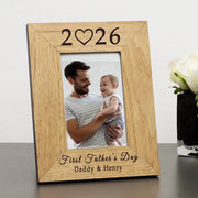 First Father’s Day 2026 Photo Frame - Personalised