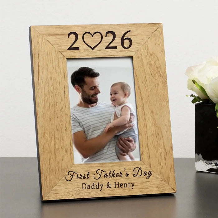 First Father’s Day 2026 Photo Frame - Personalised