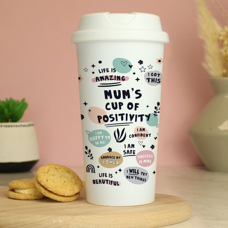 Mum’s Cup of Positivity Travel Mug