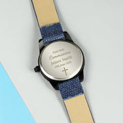 Engraved First Holy Communion Blue Watch