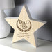 Personalised Dad of the Year 2026 Star Trophy Award - Father’s Day Gift