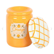 Orange Marmalade Jar Oil Burner & Wax Melt Warmer