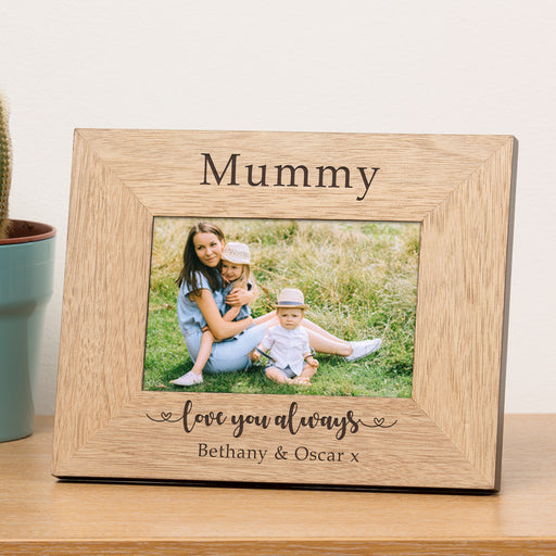 Personalised Mummy Love You Always Photo Frame