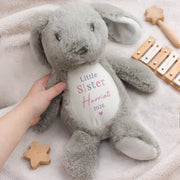 Personalised Big or Little Sister Bunny Teddy