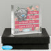 Personalised Friend Crystal Glass Gift Plaque - Me To You Floral