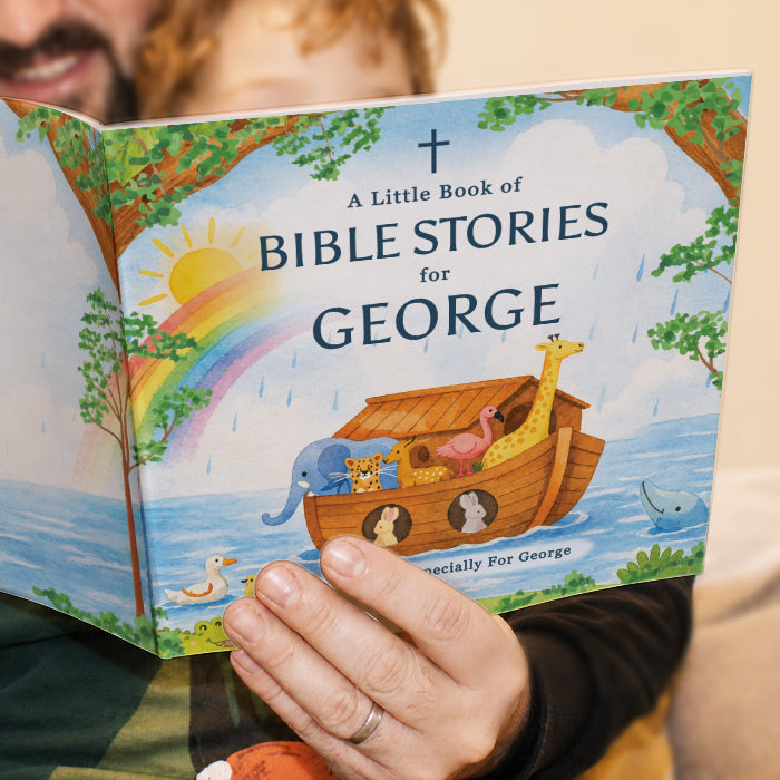 Personalised Childrens Bible Stories Book - Christening Gift