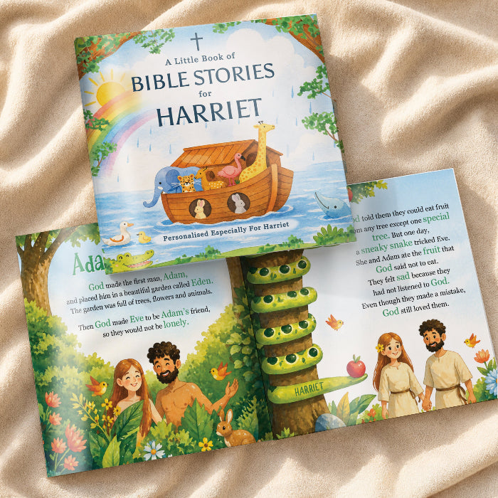 Personalised Childrens Bible Stories Book - Christening Gift