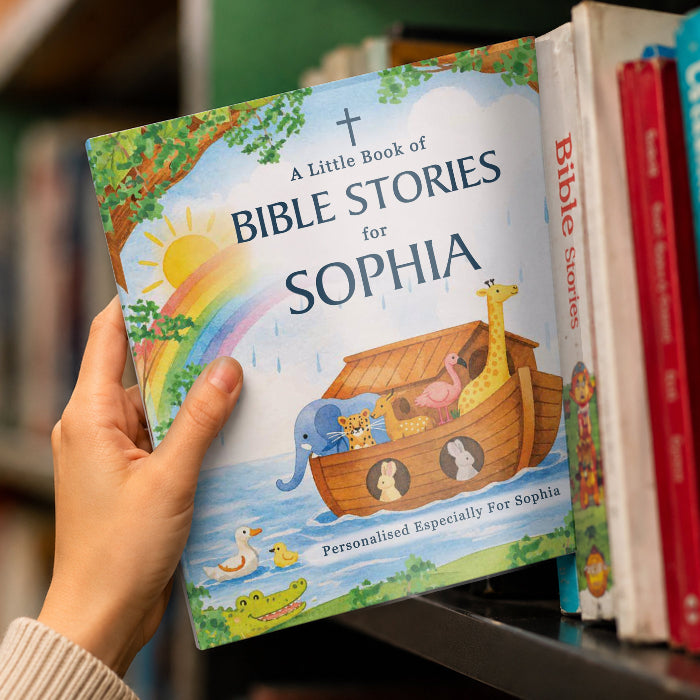 Personalised Childrens Bible Stories Book - Christening Gift
