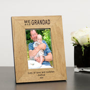 Personalised Me and Grandad Photo Frame