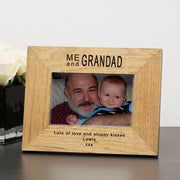 Personalised Me and Grandad Photo Frame